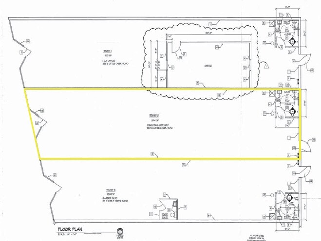 837-855 E Little Creek Rd, Norfolk, VA à louer - Plan d’étage - Image 3 de 3