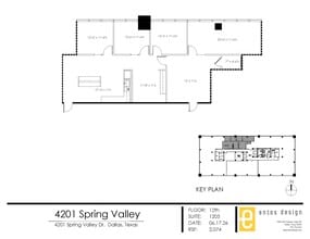 4201 Spring Valley Rd, Dallas, TX for lease Floor Plan- Image 2 of 2