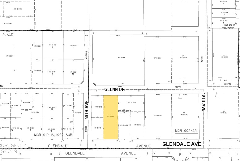 4930 W Glendale Ave, Glendale, AZ à vendre - Plan cadastral - Image 3 de 8
