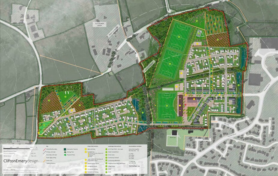 Mount Hindrance Ln, Chard for sale - Site Plan - Image 3 of 5