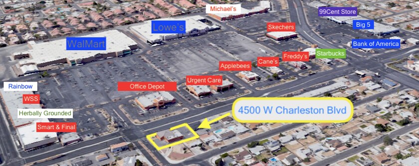 4500 W Charleston Blvd, Las Vegas, NV à vendre - Aérien - Image 3 de 11
