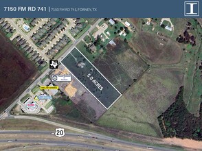 7150 FM 741, Forney, TX - Aerial map view - Image1