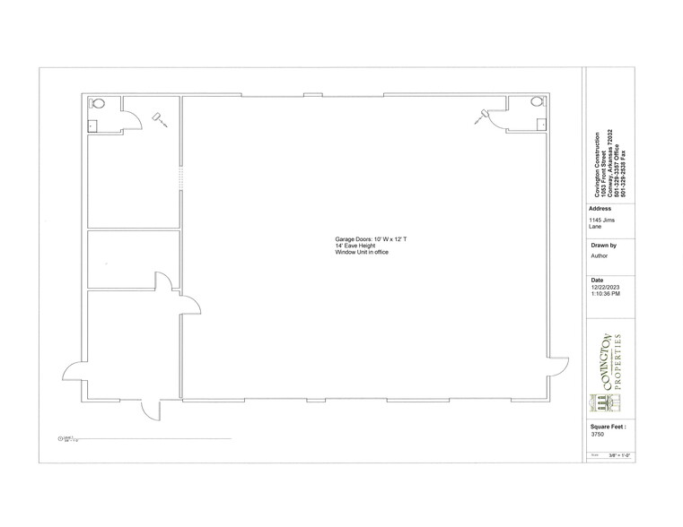 1145 Jims Ln, Conway, AR à louer - Plan d’étage - Image 2 de 2