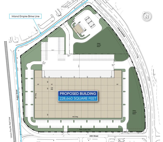 Rubidoux Blvd, Jurupa Valley, CA à louer - Plan de site - Image 3 de 3