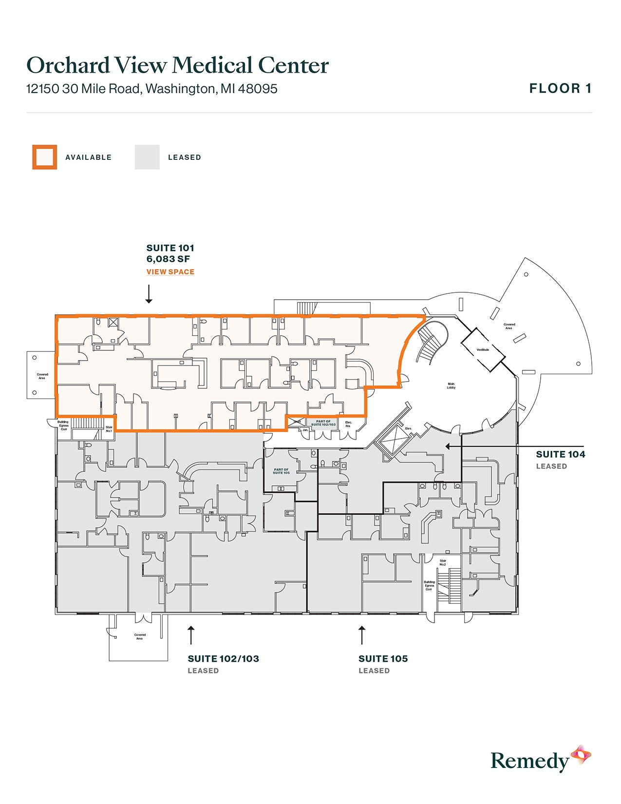 12150 30 Mile Rd, Washington Twp, MI for lease Floor Plan- Image 1 of 1