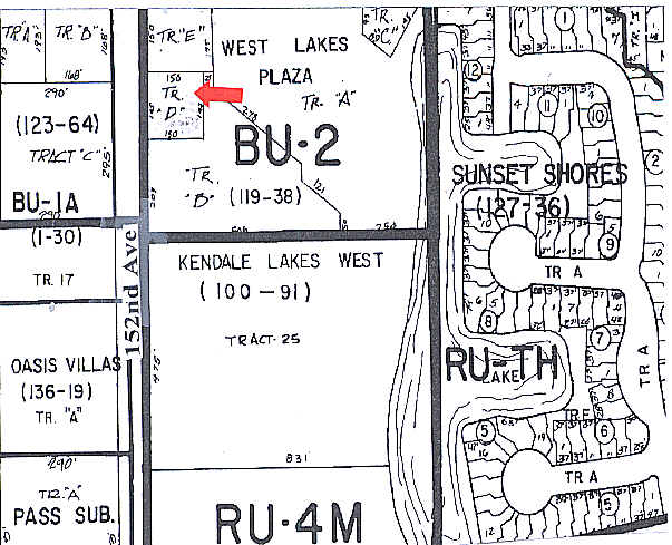 7333 SW 152nd Ave, Miami, FL à vendre - Plan cadastral - Image 3 de 6