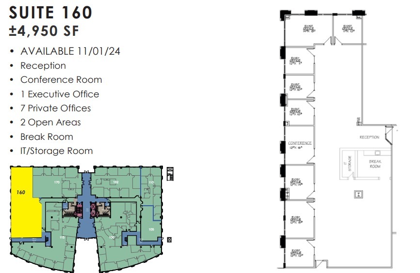 7025 N Scottsdale Rd, Scottsdale, AZ à louer Plan d’étage- Image 1 de 1