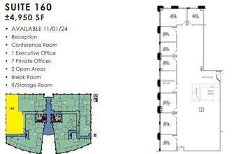 7025 N Scottsdale Rd, Scottsdale, AZ à louer Plan d’étage- Image 1 de 1