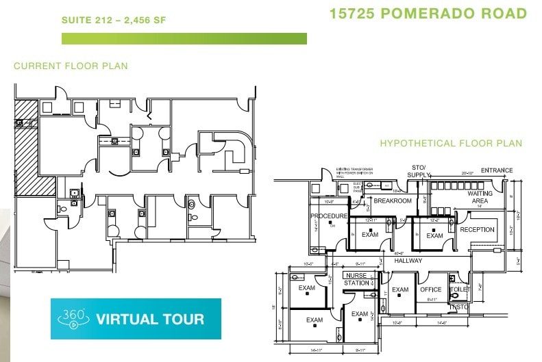 15721-15725 Pomerado Rd, Poway, CA for lease Floor Plan- Image 1 of 1