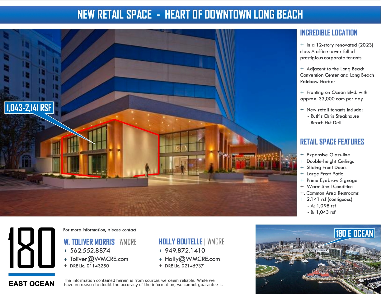 180 E Ocean Blvd, Long Beach, CA for lease Building Photo- Image 1 of 3