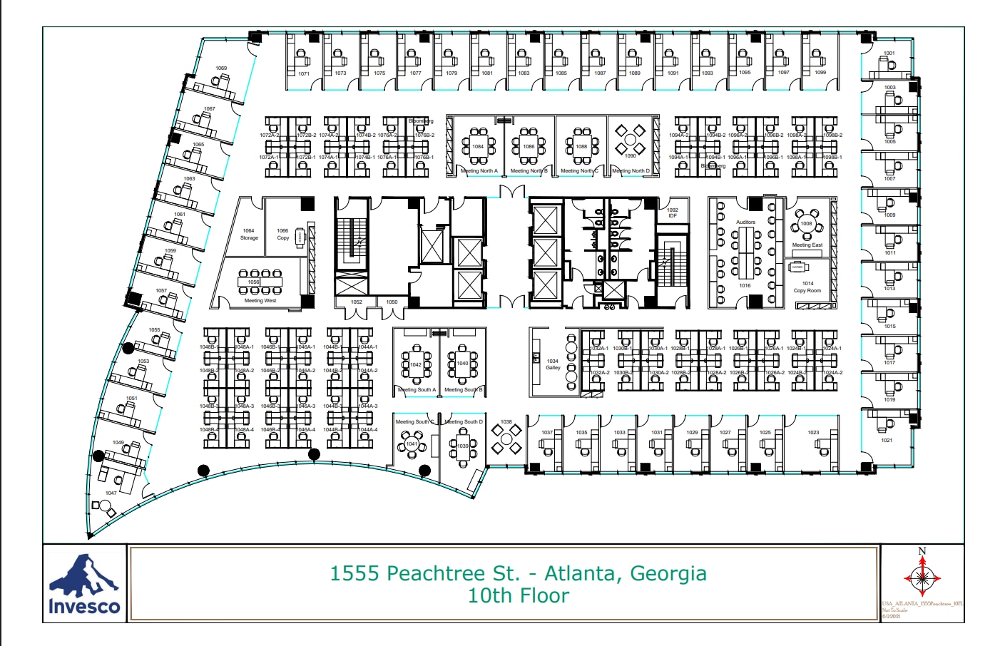 1555 Peachtree St, Atlanta, GA for lease Floor Plan- Image 1 of 1