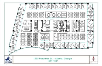 1555 Peachtree St, Atlanta, GA for lease Floor Plan- Image 1 of 1