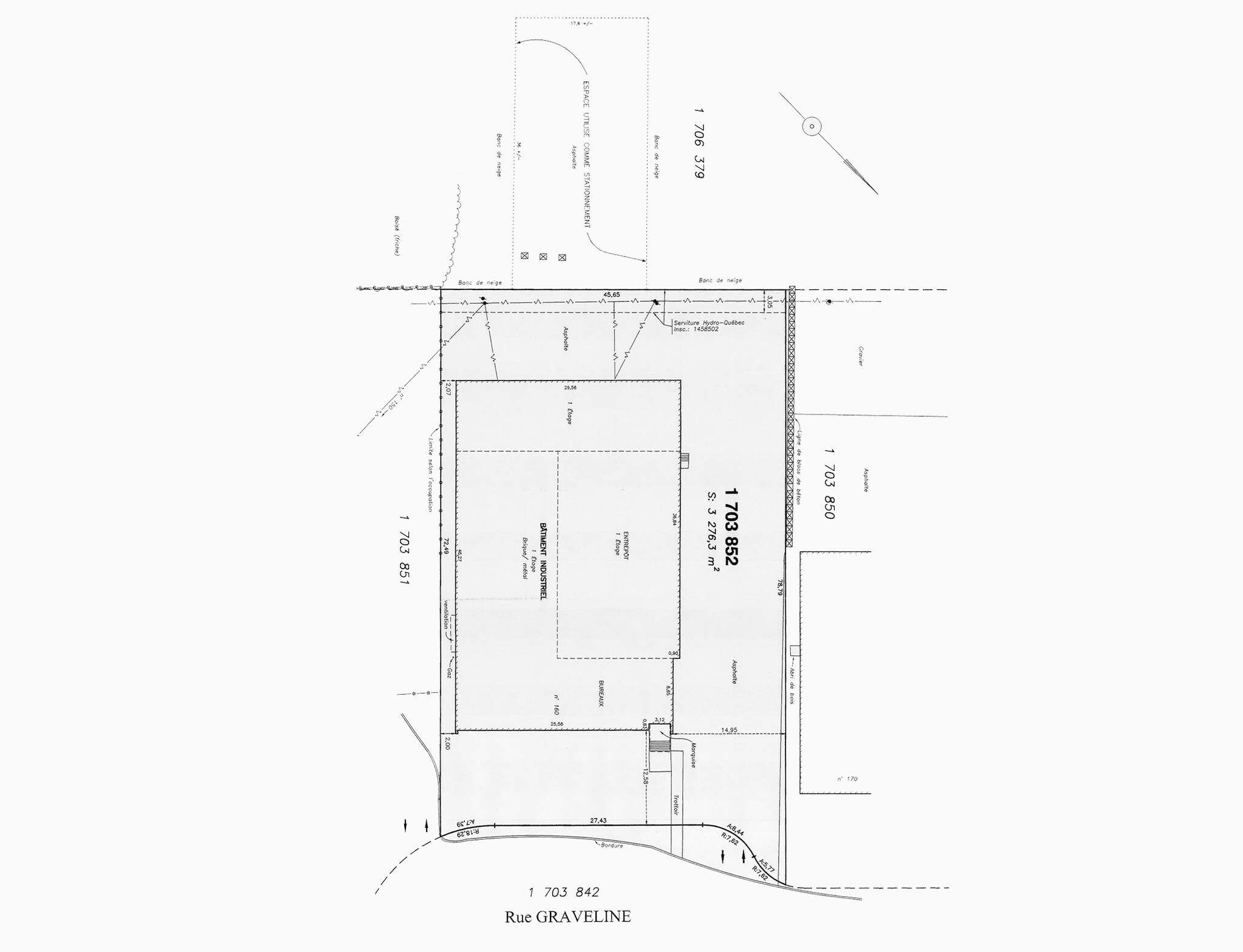 160 Rue Graveline, Montréal, QC for sale Plat Map- Image 1 of 1