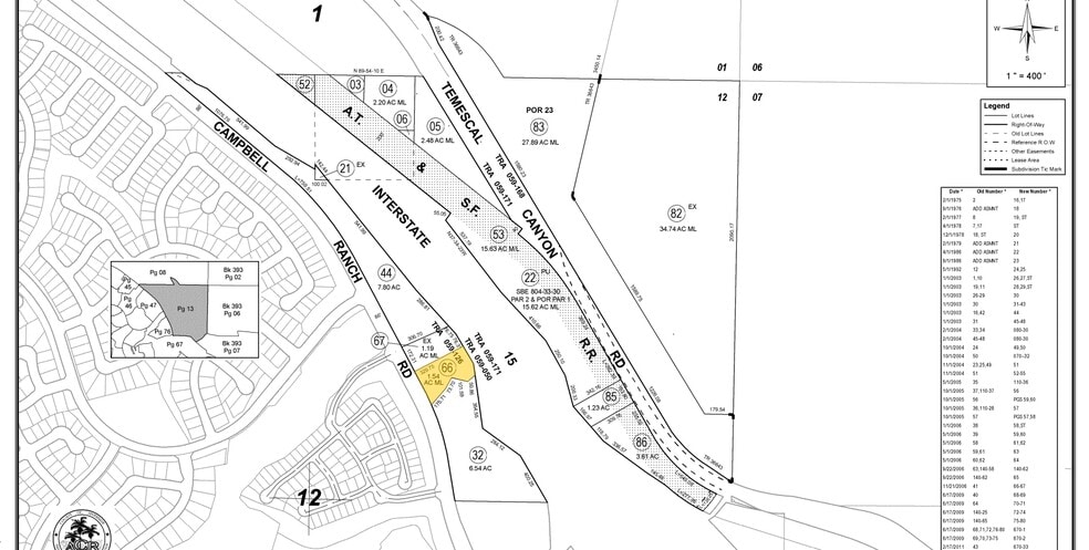 Campbell Ranch Rd, Corona, CA for sale - Plat Map - Image 2 of 4