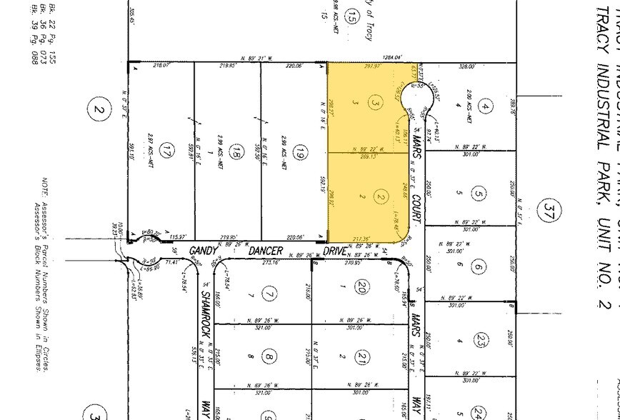 3301 Mars Ct, Tracy, CA à vendre - Plan cadastral - Image 3 de 3