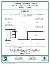 6012 Campus Circle Dr W, Irving, TX for lease Floor Plan- Image 1 of 1