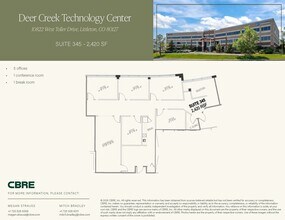 10822 W Toller Dr, Littleton, CO à louer Plan d’étage- Image 1 de 1