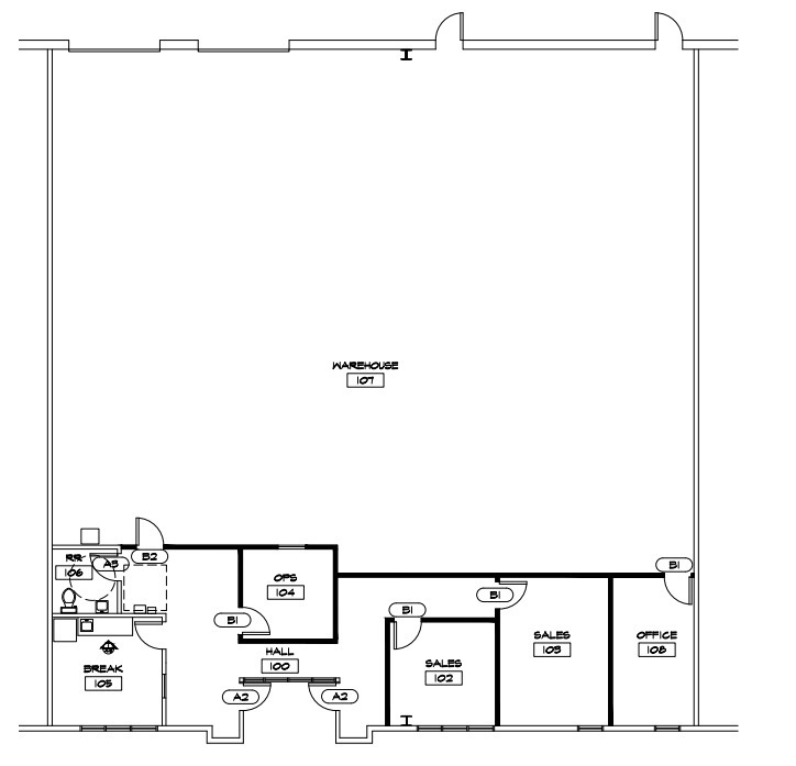 7421 Central Business Park Dr, Norfolk, VA for lease Floor Plan- Image 1 of 1