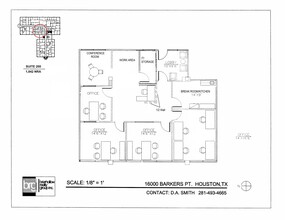 16000 Barkers Point Ln, Houston, TX à louer Plan d  tage- Image 1 de 1