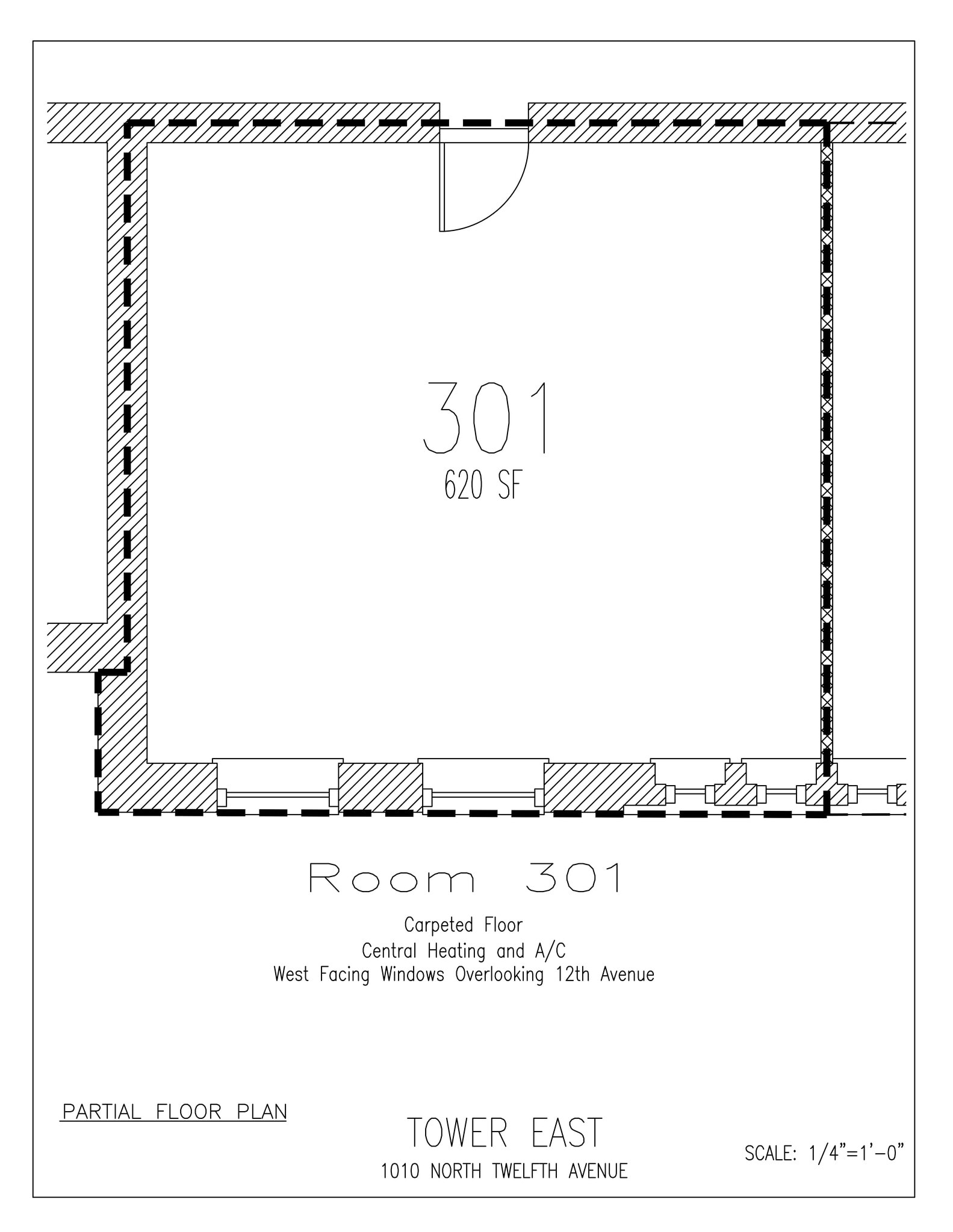1010 12th Ave, Pensacola, FL à louer Plan de site- Image 1 de 1