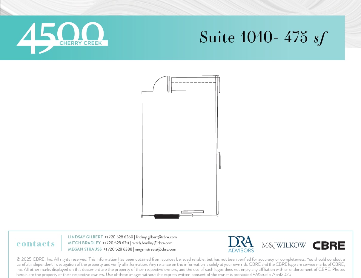 4500 S Cherry Creek Dr, Denver, CO for lease Floor Plan- Image 1 of 1