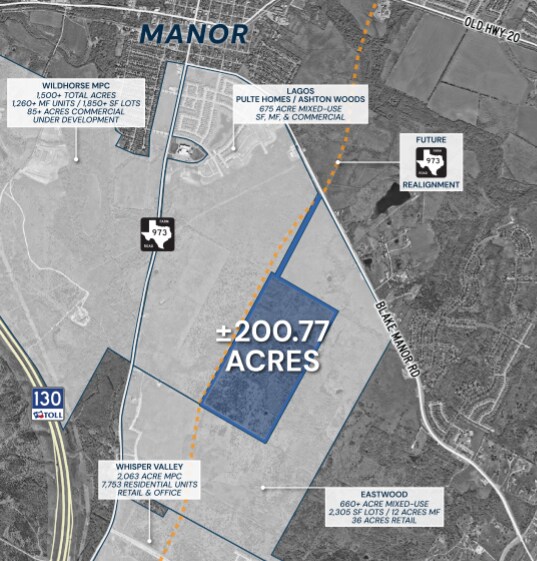 17211 Blake Manor Road, Manor, TX à vendre - Photo principale - Image 1 de 2