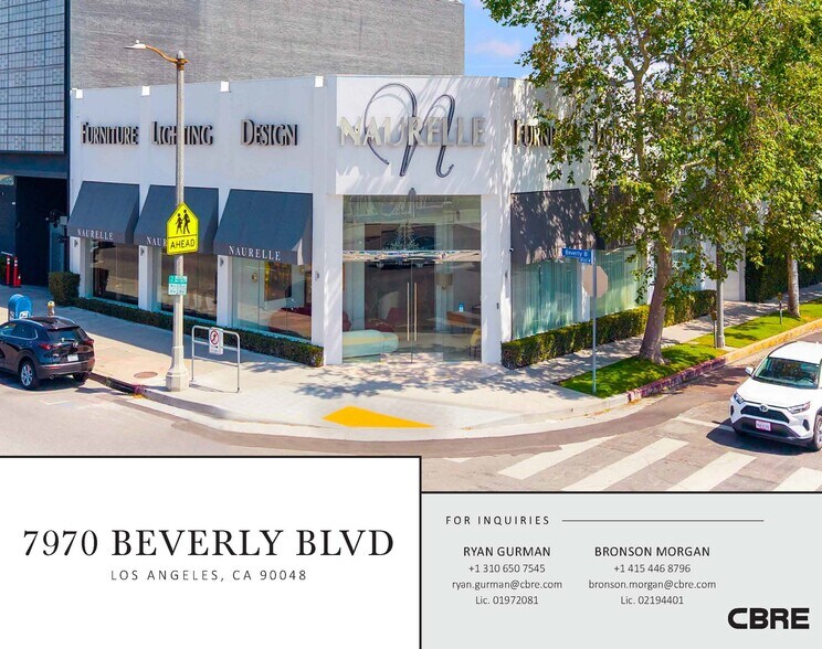 7970 Beverly Blvd, Los Angeles, CA for lease - Building Photo - Image 2 of 16
