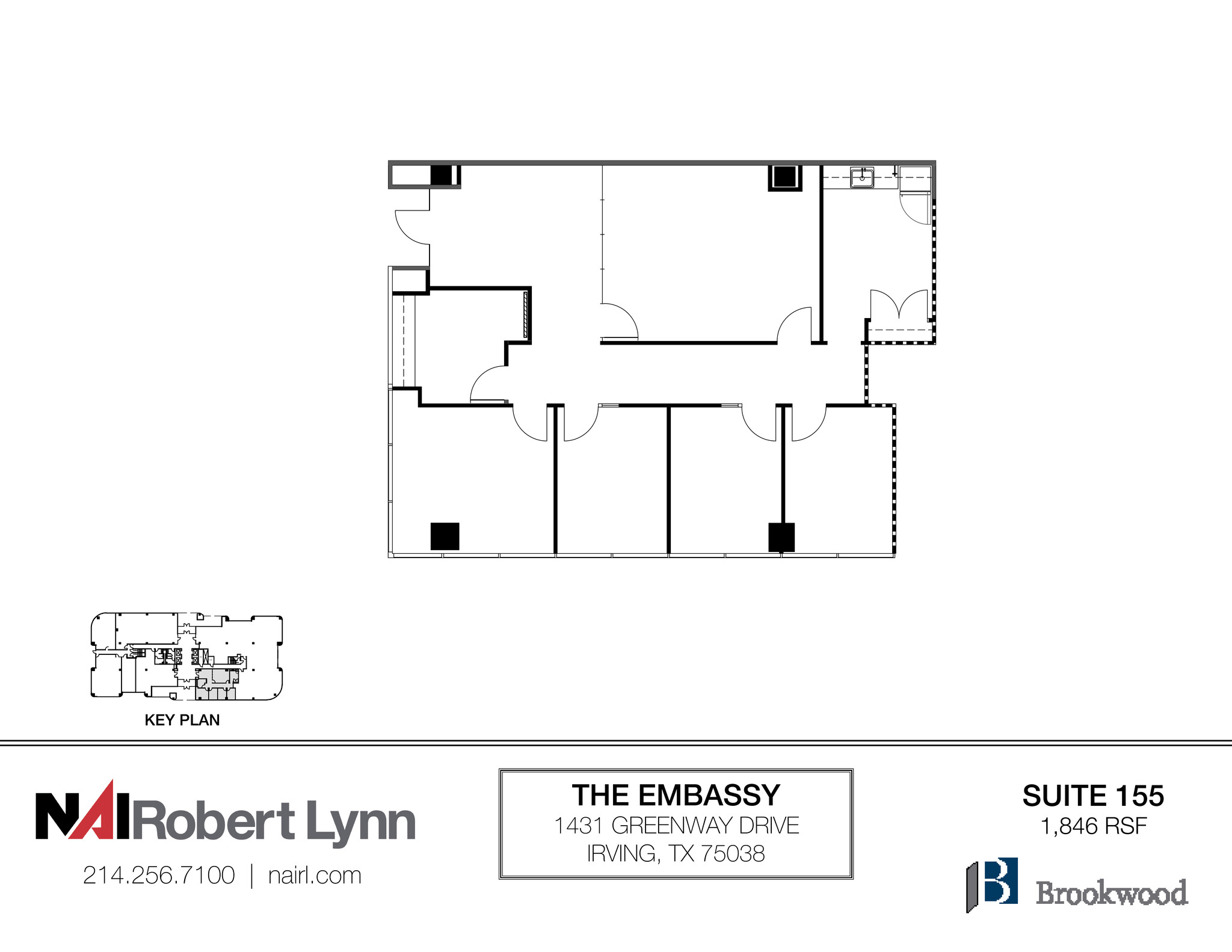 1431 Greenway Dr, Irving, TX for lease Floor Plan- Image 1 of 2