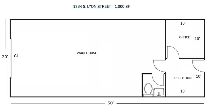 1233-1255 S Wright St, Santa Ana, CA à louer Plan d’étage- Image 1 de 1