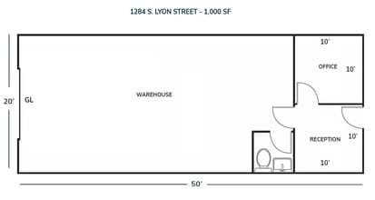 1233-1255 S Wright St, Santa Ana, CA à louer Plan d’étage- Image 1 de 1