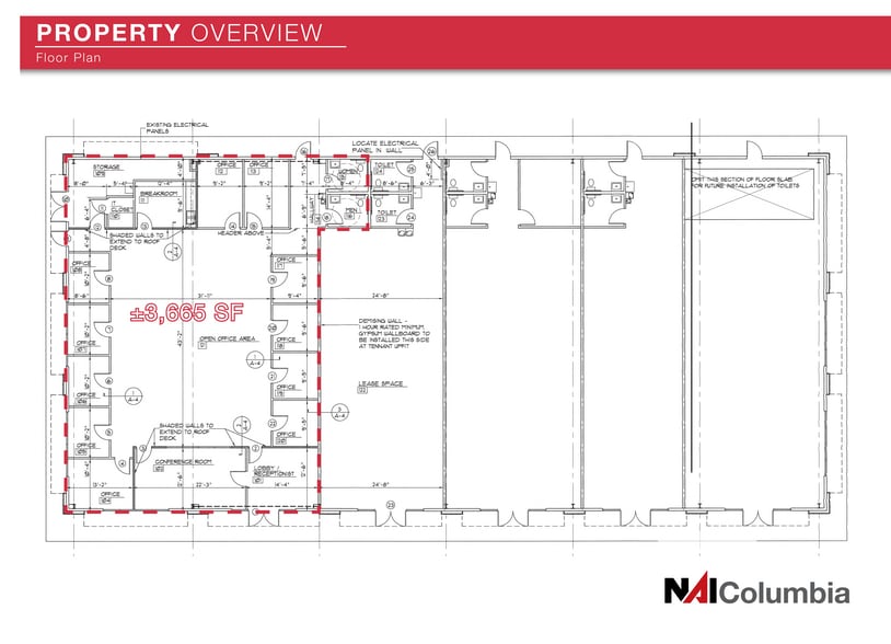 452 Killian Rd, Columbia, SC à louer - Plan d’étage - Image 2 de 2