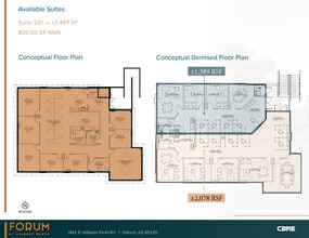 1482 E Williams Field Rd, Gilbert, AZ for lease Floor Plan- Image 1 of 1