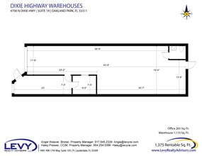 4700 N Dixie Hwy, Oakland Park, FL for lease Floor Plan- Image 2 of 5