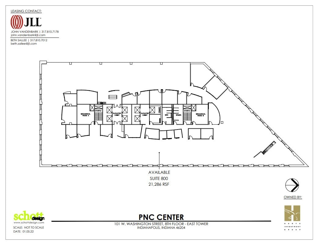101-115 W Washington St, Indianapolis, IN for lease Floor Plan- Image 1 of 1