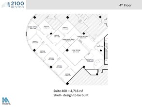 2100 Reston Pkwy, Reston, VA à louer Plan d  tage- Image 1 de 5