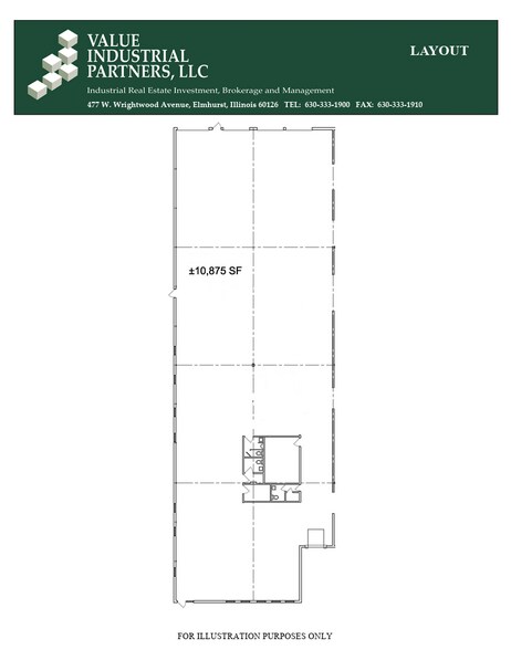 5300-5328 W 123rd Pl, Alsip, IL à louer - Plan d’étage - Image 3 de 3