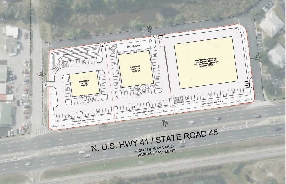 17710 US Hwy 41, Lutz, FL for lease - Site Plan - Image 3 of 7