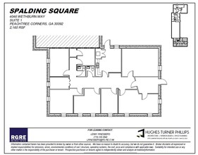 4046 Wetherburn Way, Peachtree Corners, GA for lease Floor Plan- Image 1 of 1