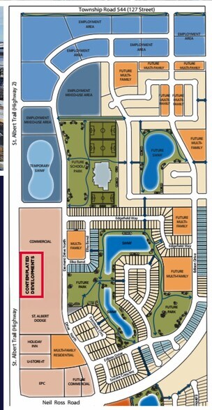 1165 St Albert Trail, St. Albert, AB à vendre - Plan de site - Image 3 de 3