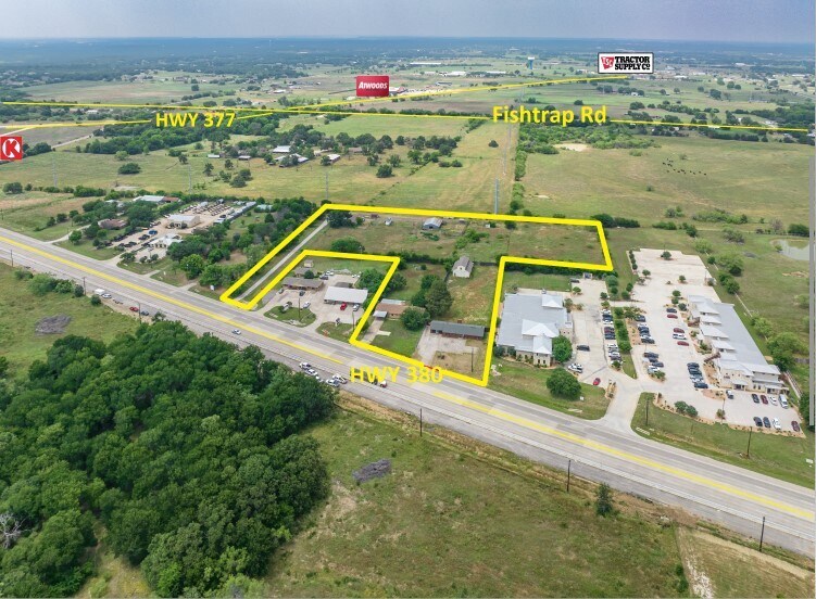 6.63 AC, U.S. HWY 380, Cross Roads, TX à vendre Photo du bâtiment- Image 1 de 5