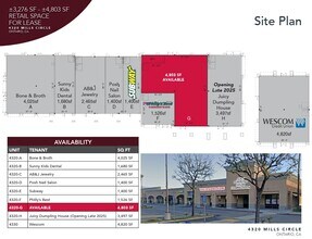 4310-4350 Mills Cir, Ontario, CA à louer Plan de site- Image 1 de 3