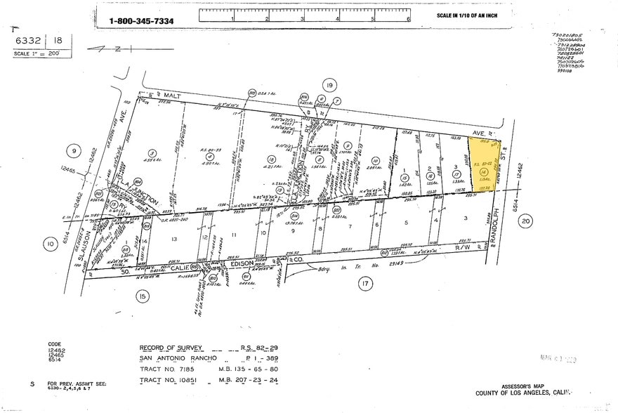 6371 Randolph St, Commerce, CA for lease - Plat Map - Image 2 of 3