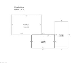 5036 S 136th St, Omaha, NE for lease Floor Plan- Image 1 of 7