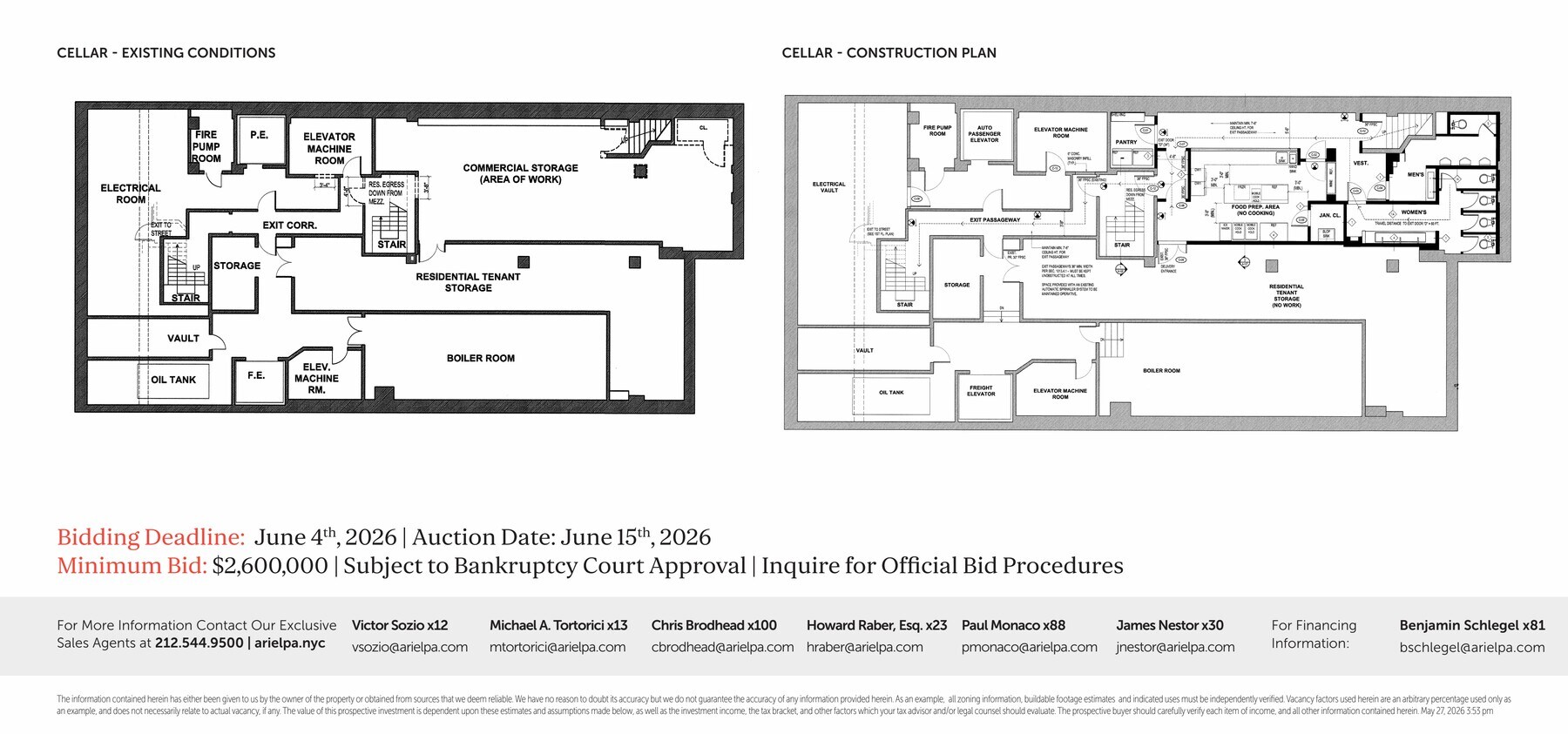 105-107 E 16th St, New York, NY 10003 - Unit Comm - - Floor Plan - Image 2 of 2