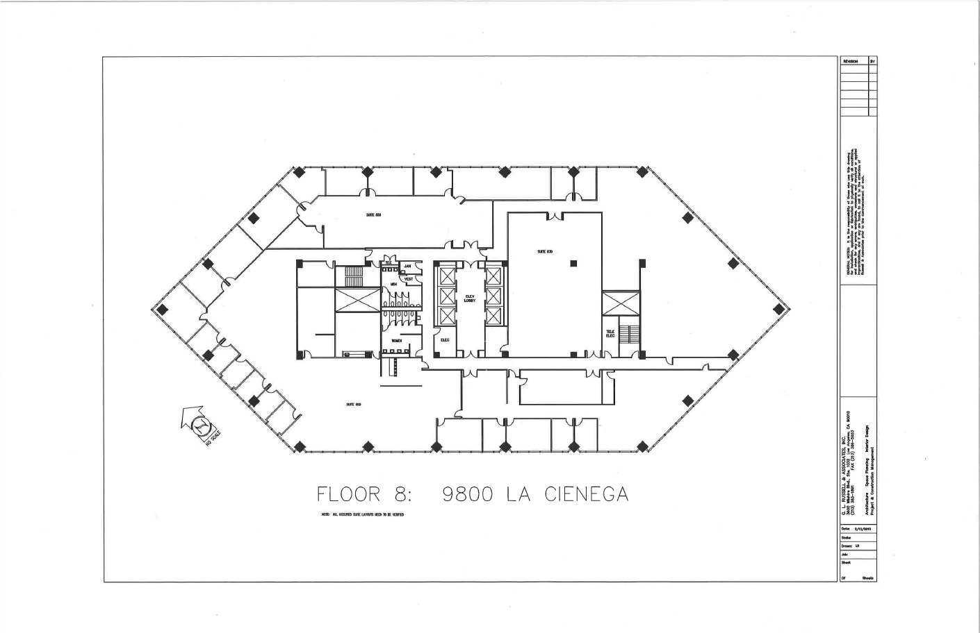 9800 S La Cienega Blvd, Inglewood, CA à louer Plan d’étage- Image 1 de 1