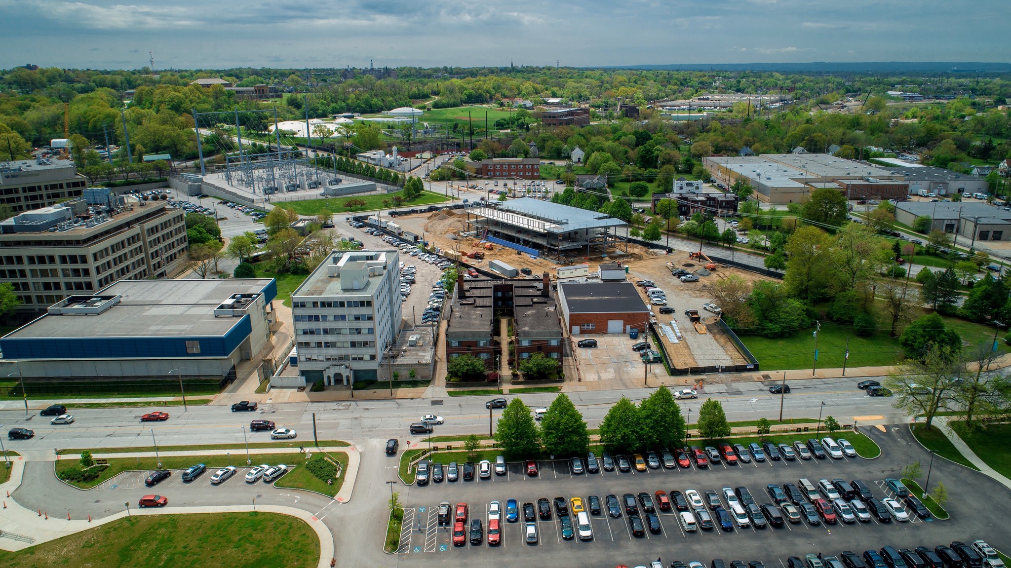 10820-10822 Carnegie Ave, Cleveland, OH for sale Aerial- Image 1 of 3