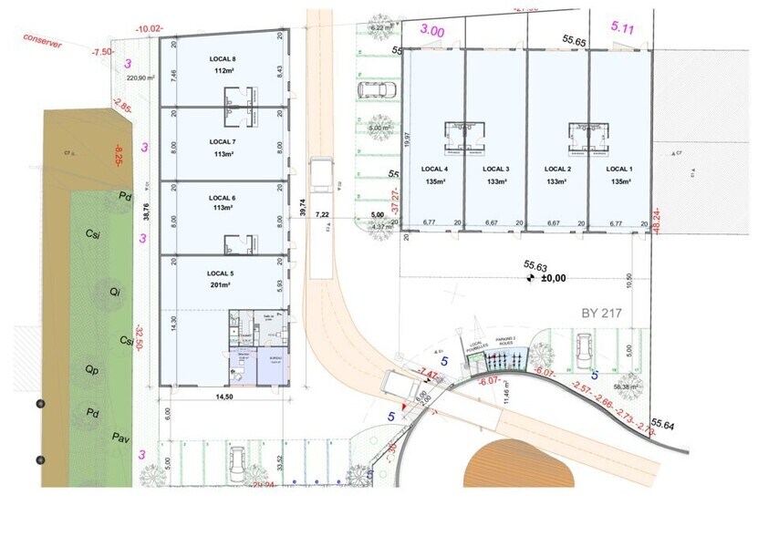 Flex in Le Thor for lease - Floor Plan - Image 3 of 3