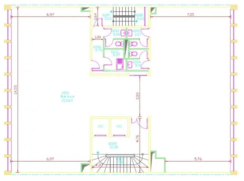 58 Avenue Charles De Gaulle, Neuilly-sur-Seine for lease - Floor Plan - Image 2 of 2