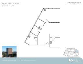 1415 North Loop W, Houston, TX for lease Floor Plan- Image 1 of 1