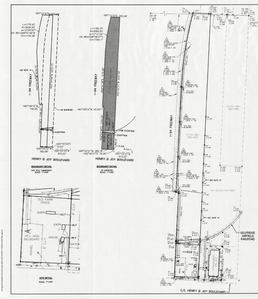 25255 Henry B Joy Blvd, Harrison Township, MI à louer - Plan de site - Image 3 de 3